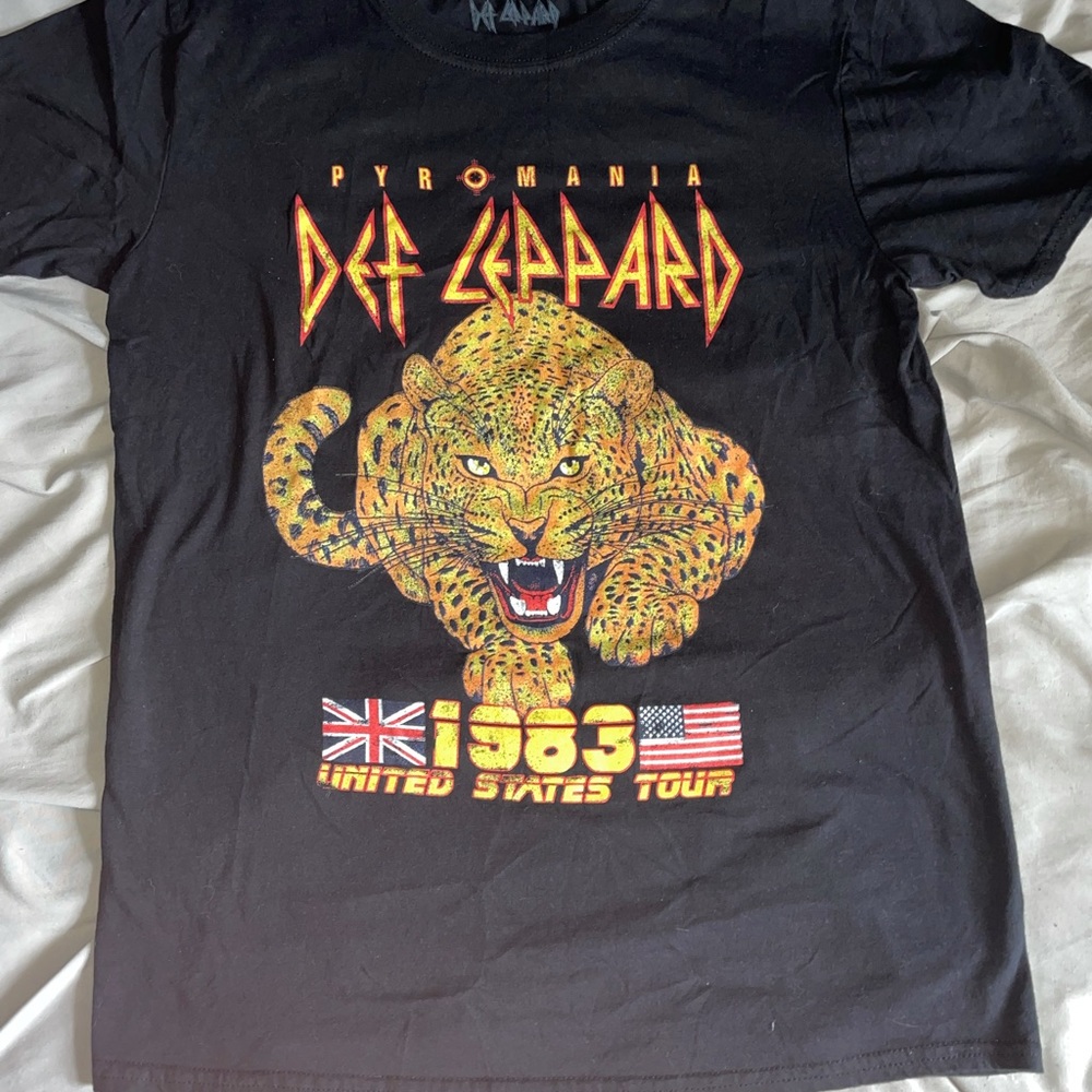 Def Leopard 1983 United States Tour Tee (Mens M)